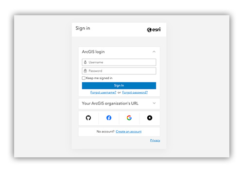 ArcGIS Login