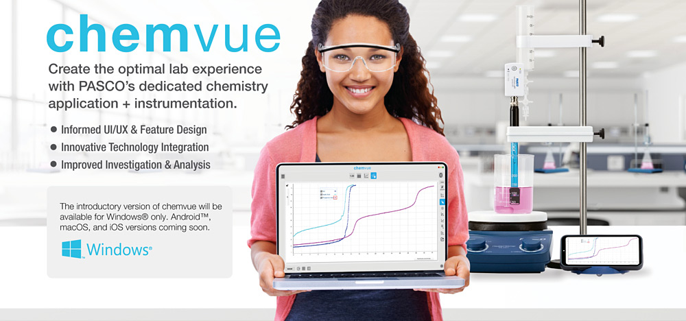 PASCO Chemvue Software