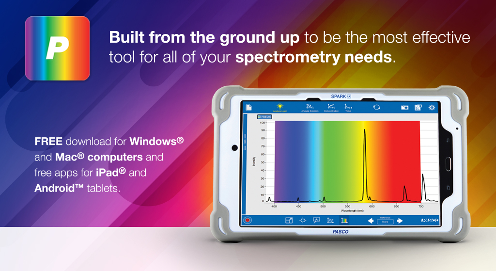 PASCO Spectrometry Software