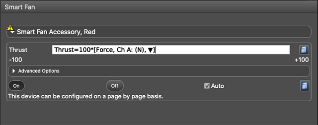 Smart Fan Configuration Menu