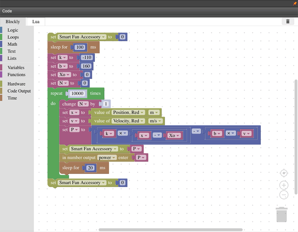 Capstone Blockly Code