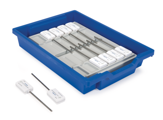 Wireless Sensor Storage for Temperature, pH and Conductivity Sensors