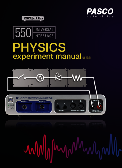 Universal 550 Physics Experiment Manual