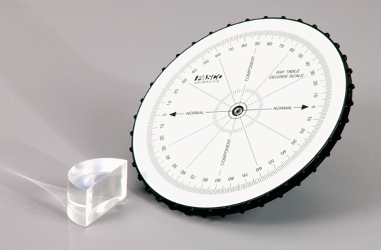 Basic Optics Ray Table