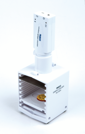 Wireless Geiger Counter with Sample Holder